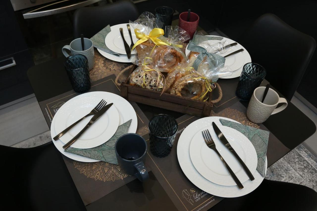 La Larissa Luxury Apartments Koronis Eksteriør bilde